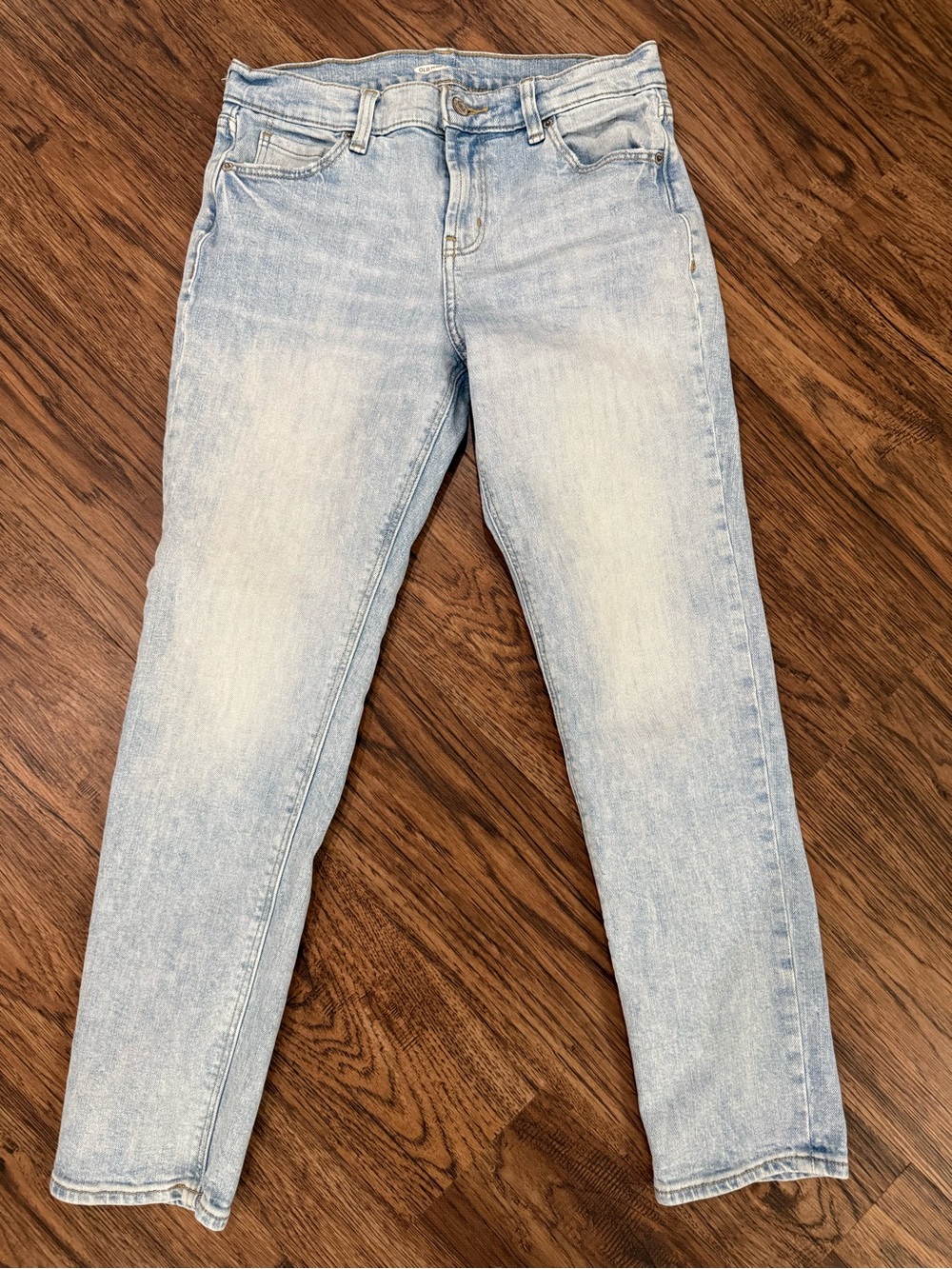 Old Navy Pale Blue Women's Relaxed Boyfriend Jeans